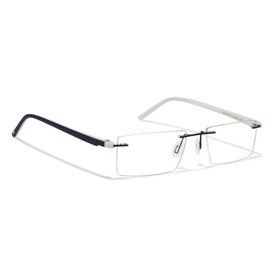 Lenskart Air Online Black Rimless Rectangle left side