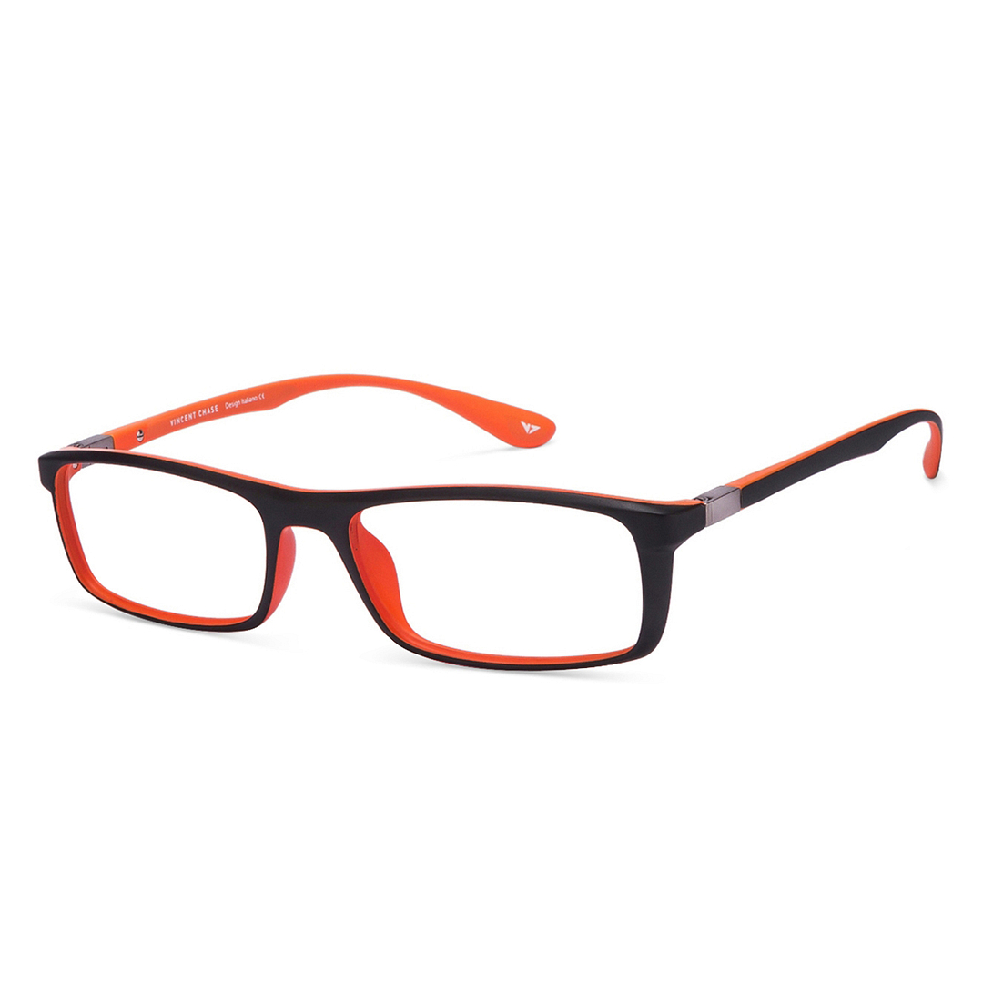 Lenskart Lenskart TOI Special: Lenskart Air: Black Orange Full Rim Rectangle Lenskart TOI Special OTHERS VC 1440-C6 right side