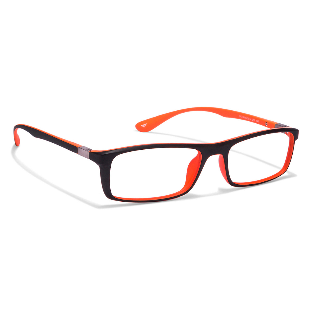 Lenskart Lenskart TOI Special: Lenskart Air: Black Orange Full Rim Rectangle Lenskart TOI Special OTHERS VC 1440-C6 left side