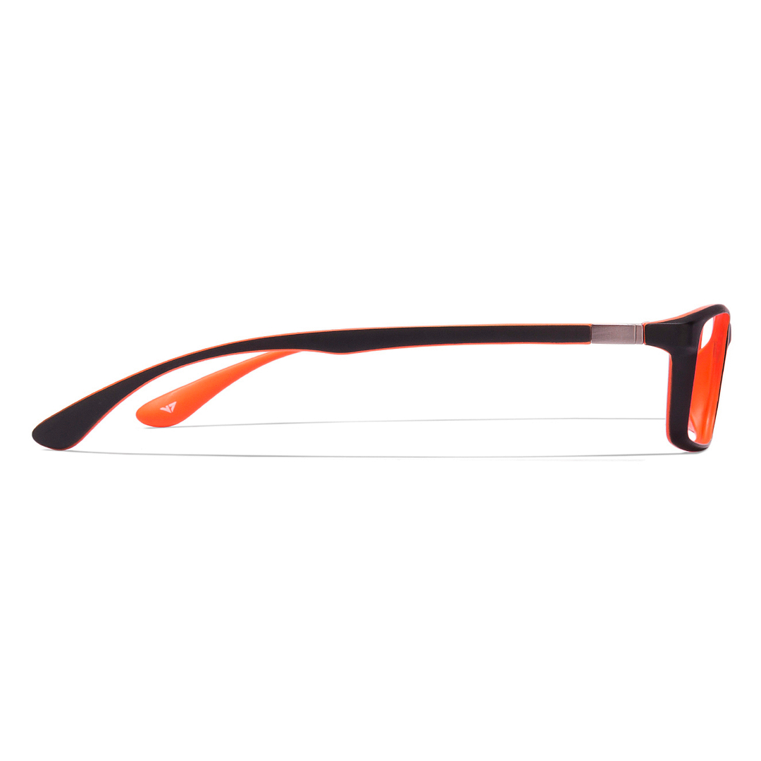 Lenskart Lenskart TOI Special: Lenskart Air: Black Orange Full Rim Rectangle Lenskart TOI Special OTHERS VC 1440-C6 right side