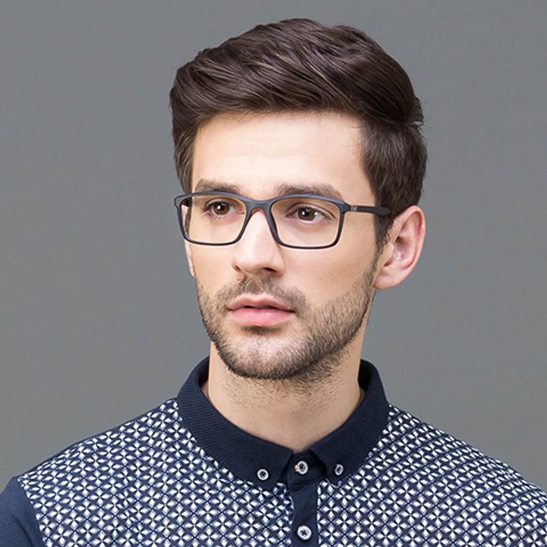 Lenskart Air Online Black Full Rim Rectangle left side