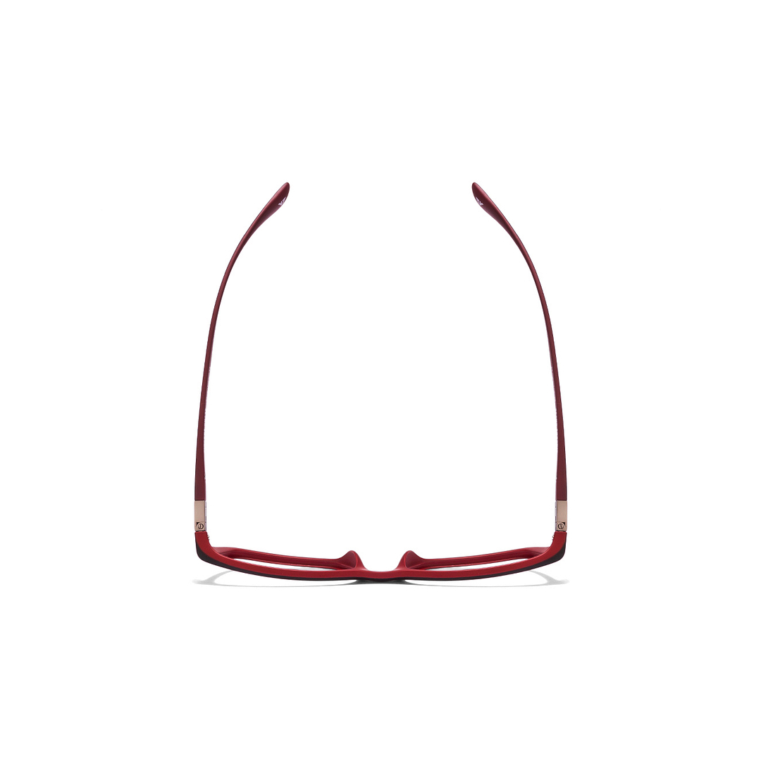 Lenskart Air Online Red Full Rim Rectangle left side
