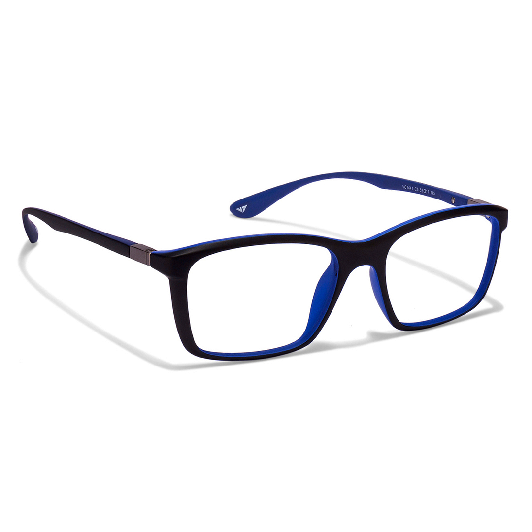Lenskart Air Online Sky Blue Full Rim Rectangle left side