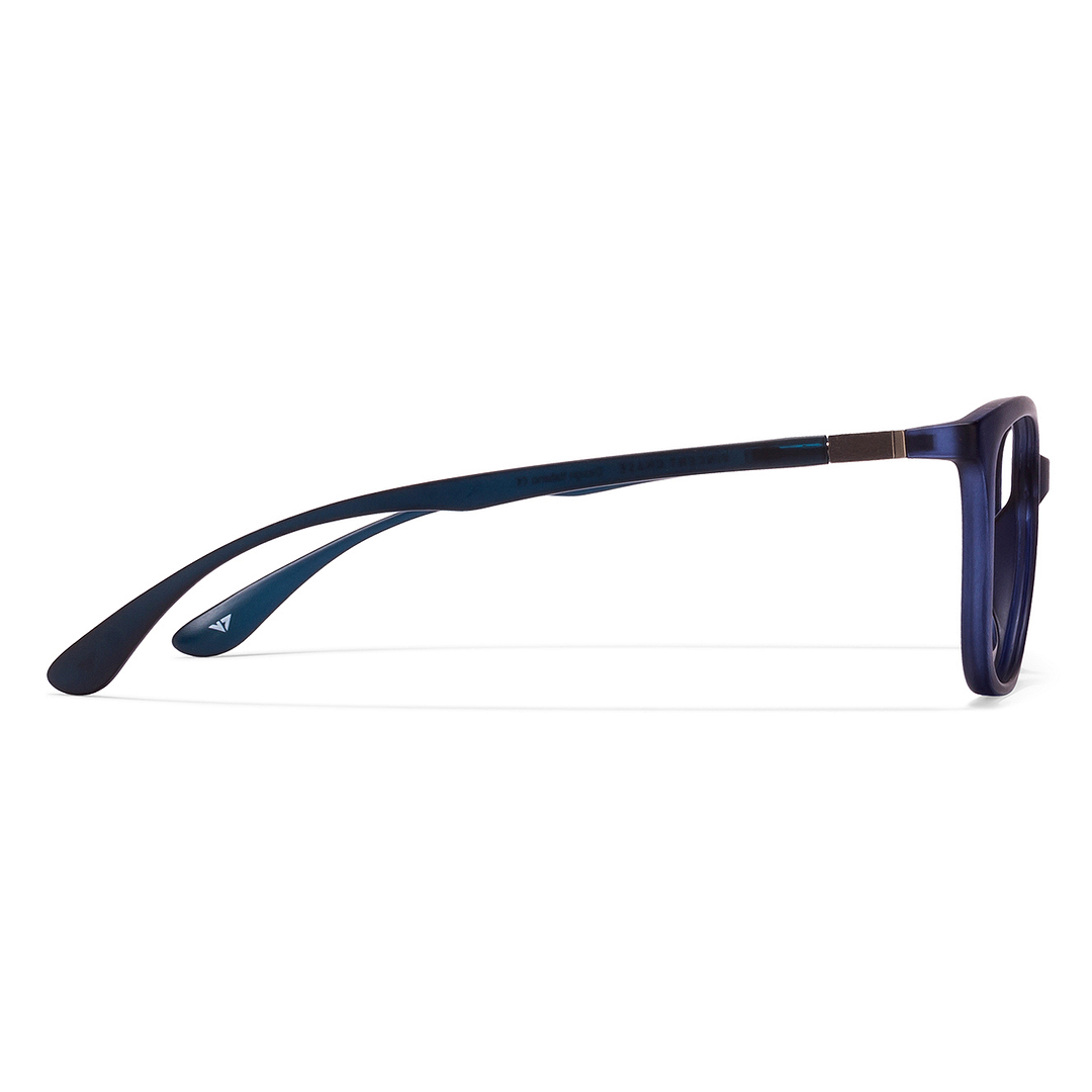 Lenskart Air Online Sky Blue Full Rim Cat Eye left side