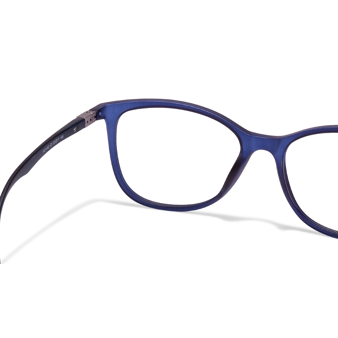 Lenskart Air Online Sky Blue Full Rim Cat Eye right side