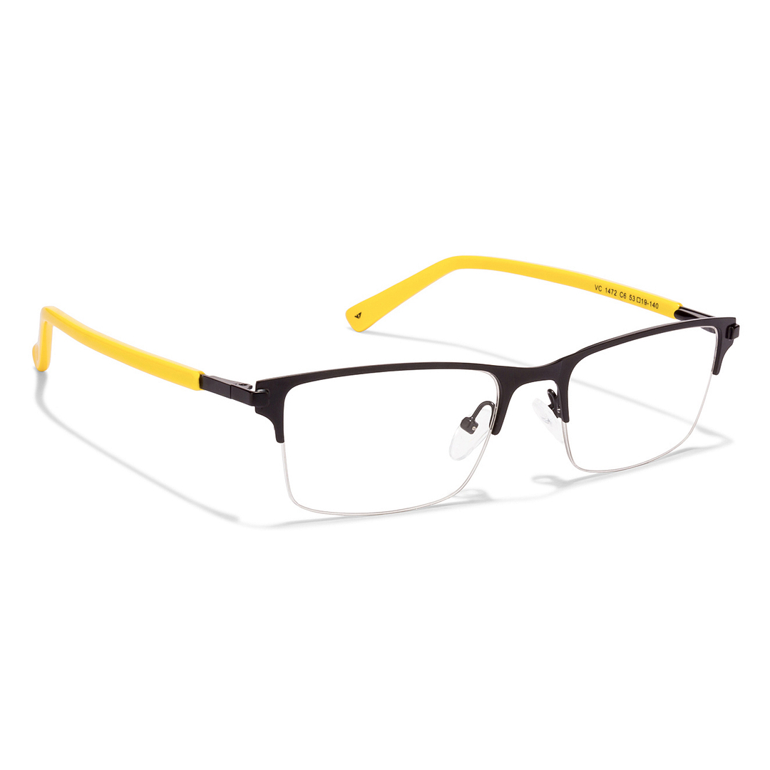 Vincent Chase Online Black Half Rim Rectangle left side