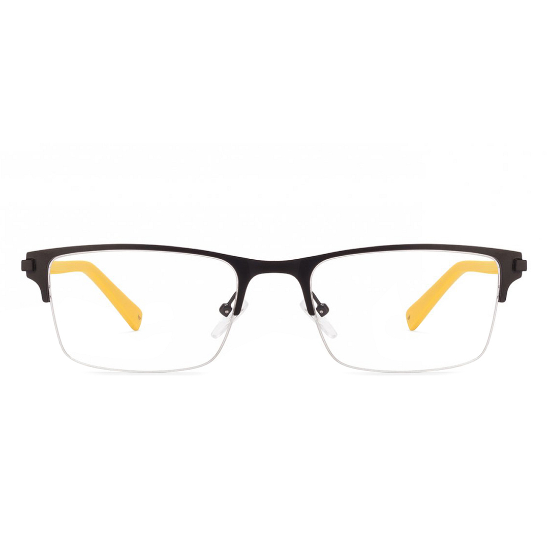 Vincent Chase Online Black Half Rim Rectangle left side