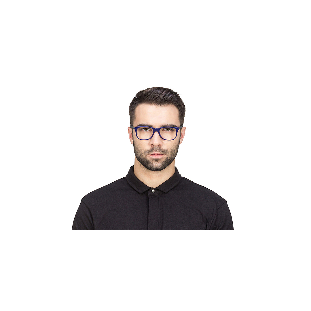 Vincent Chase Online Navy Blue Full Rim Rectangle left side