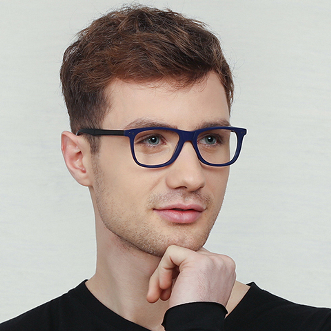 Vincent Chase Online Navy Blue Full Rim Rectangle right side