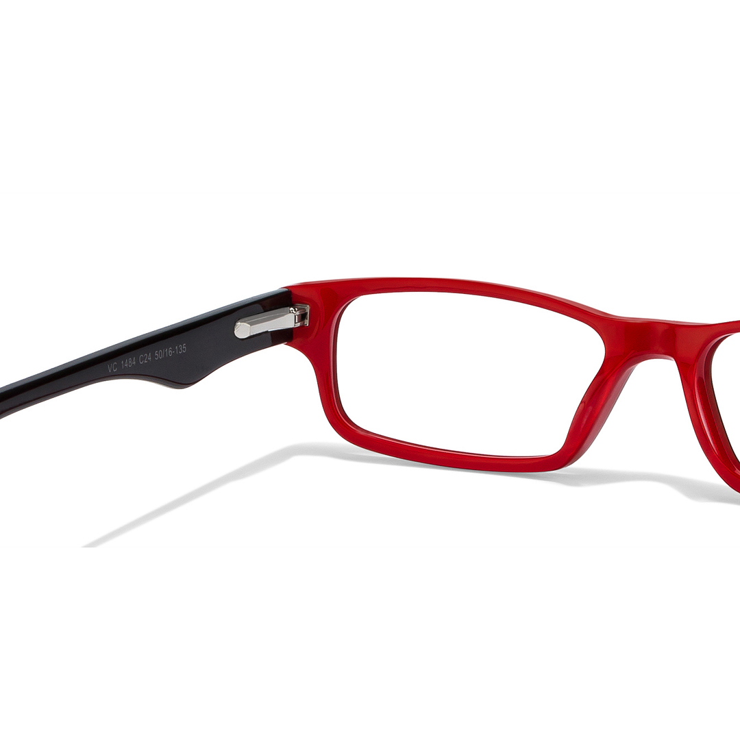 Vincent Chase Online Red Full Rim Rectangle left side
