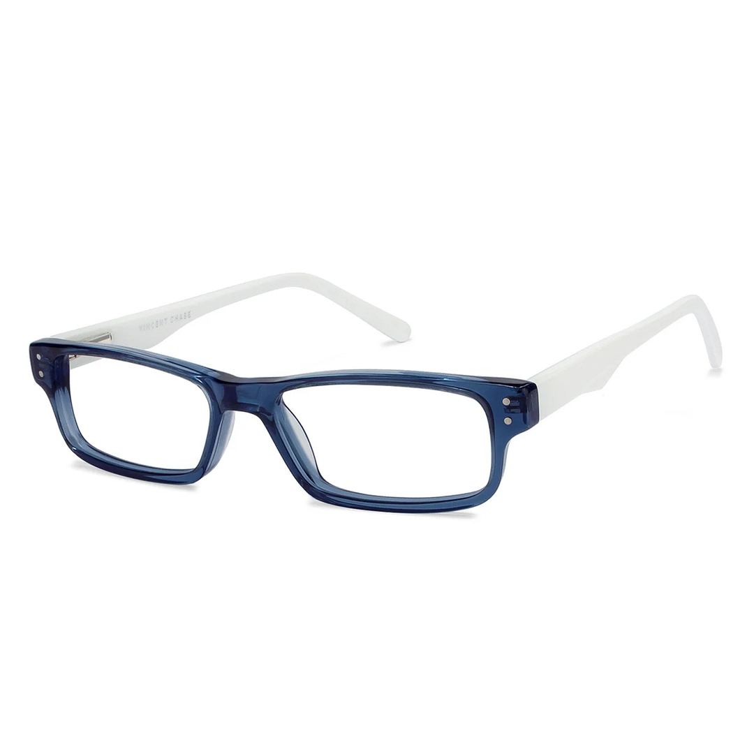 Vincent Chase Online Blue Transparent Full Rim Rectangle left side