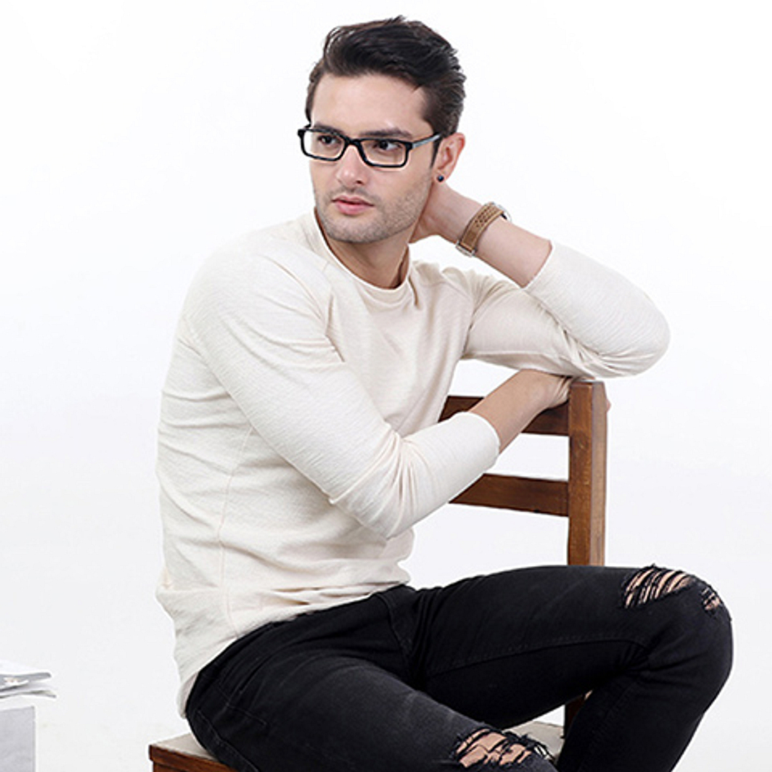 Vincent Chase Black Full Rim Rectangle Vincent Chase VC Classic Acetate VC 1495-C1 right side