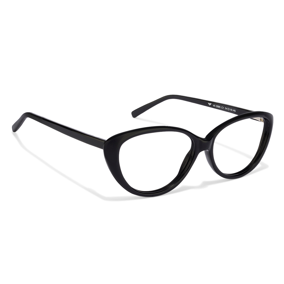 Vincent Chase Online Black Full Rim Cat Eye left side