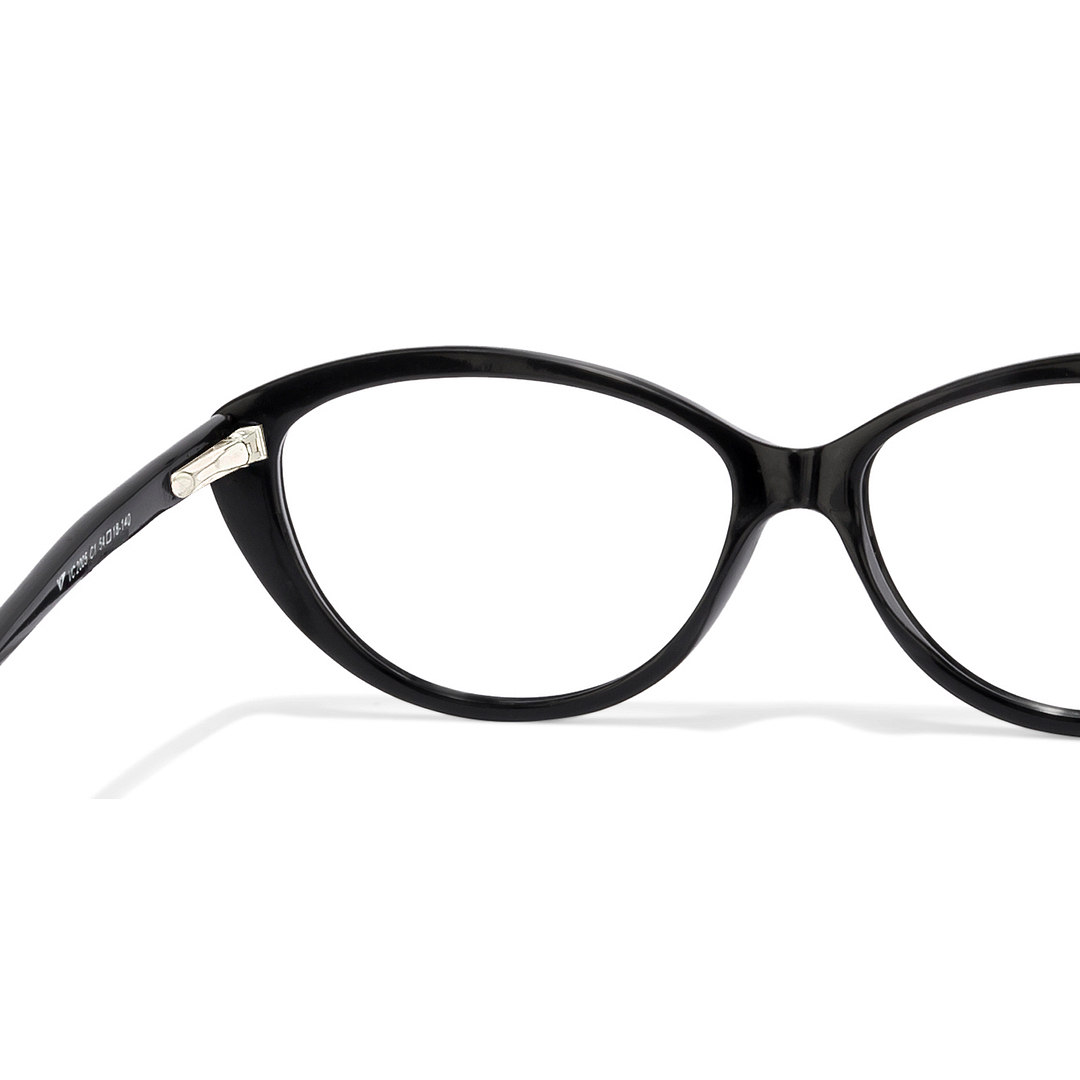 Vincent Chase Online Black Full Rim Cat Eye left side