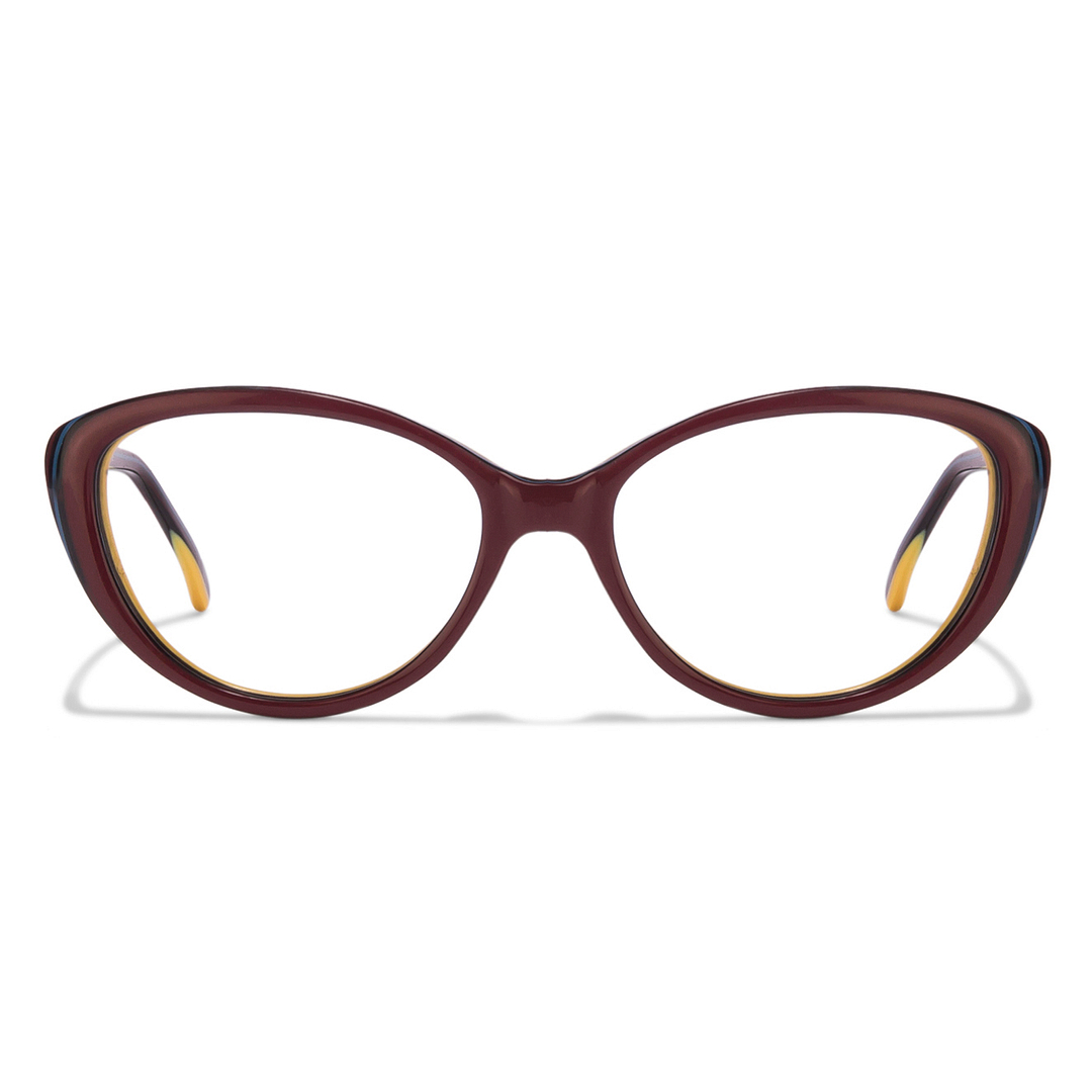 Vincent Chase Online Sky Blue Full Rim Cat Eye left side