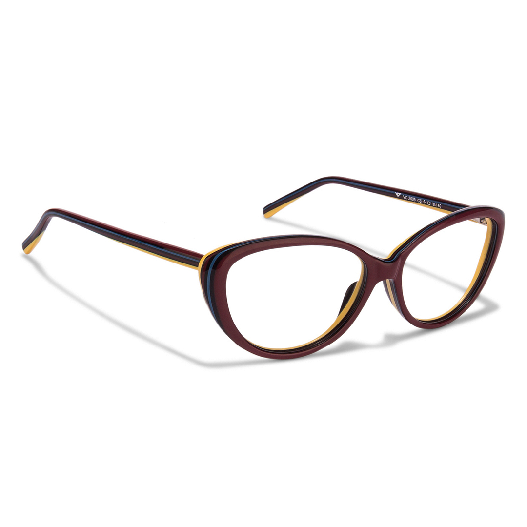 Vincent Chase Online Sky Blue Full Rim Cat Eye left side