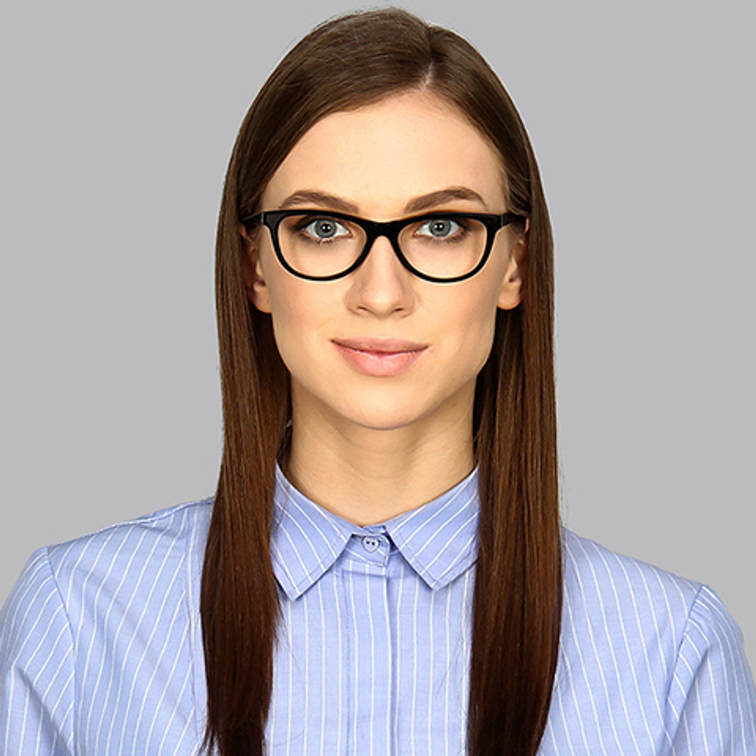 Vincent Chase Online Black Full Rim Cat Eye left side