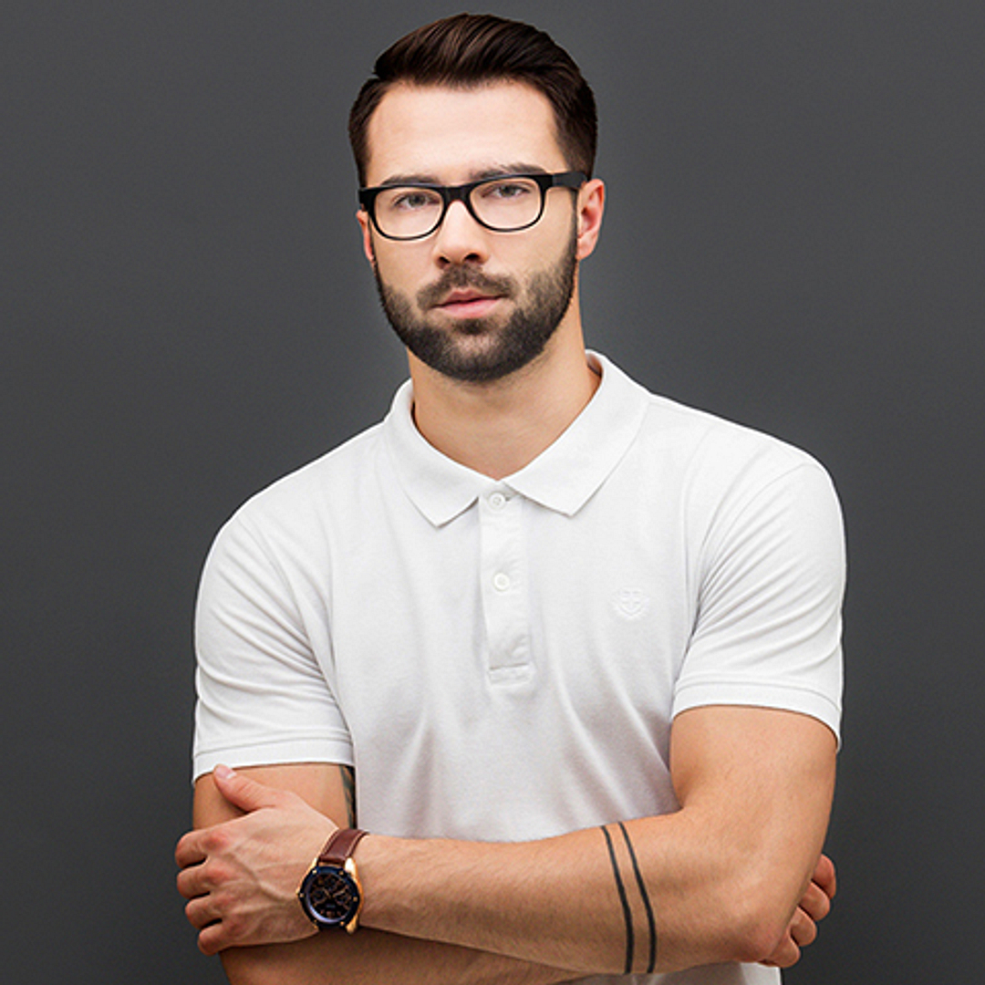 Vincent Chase Online Black Full Rim Rectangle right side