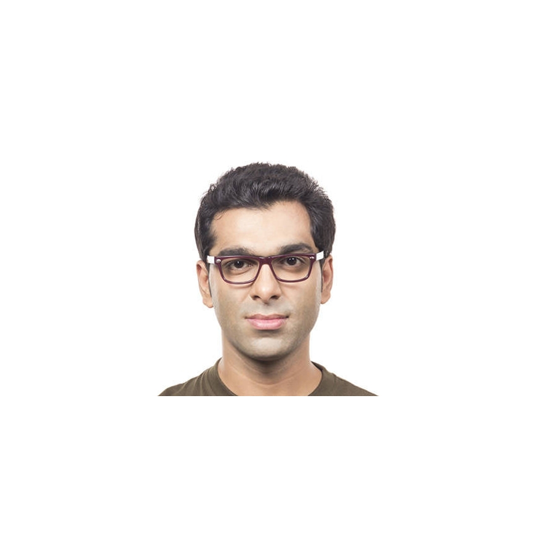 Vincent Chase Online Red Full Rim Rectangle left side