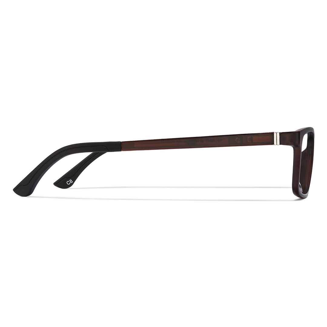 Lenskart Air Online Brown Transparent Full Rim Rectangle right side