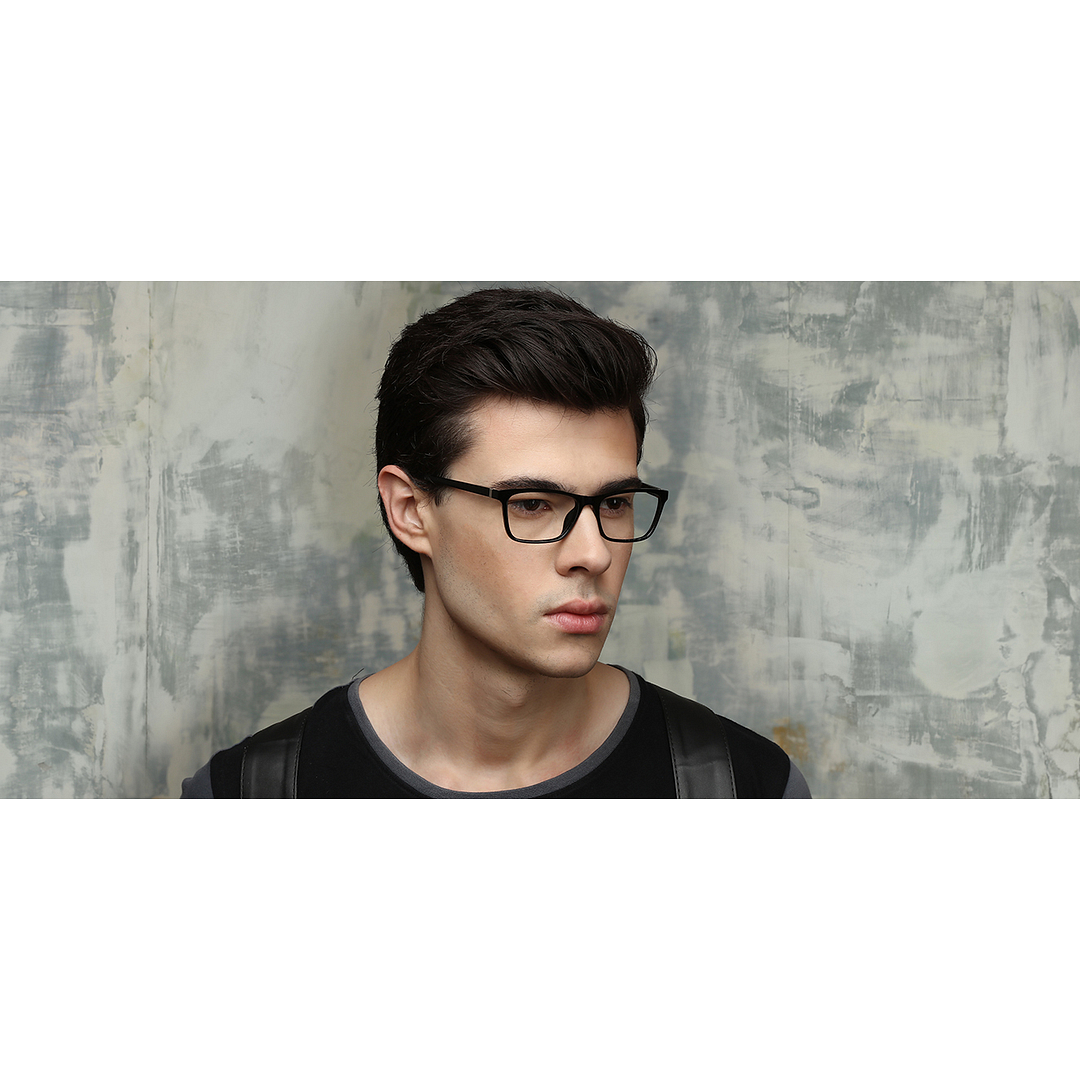 Lenskart Lenskart TOI Special: Lenskart Air: Black Full Rim Rectangle Lenskart TOI Special OTHERS VC 2126-C1 right side