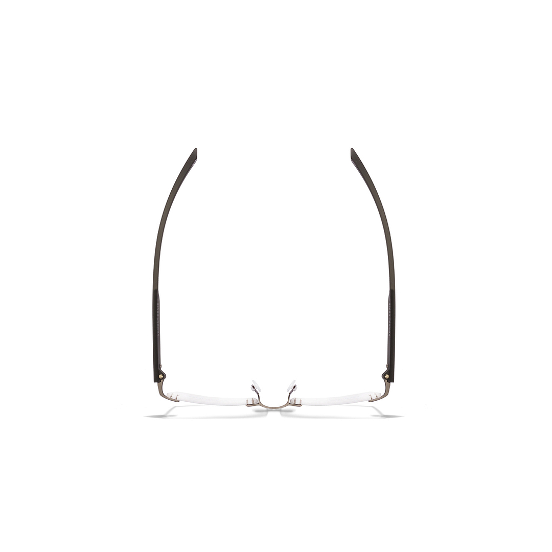 Lenskart Air Online Mid Gunmetal Rimless Rectangle right side