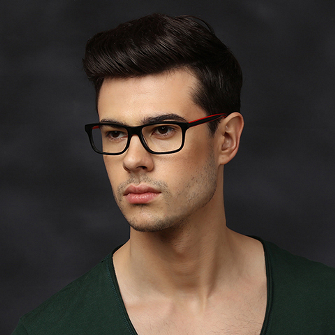 Vincent Chase Online Black Full Rim Rectangle left side