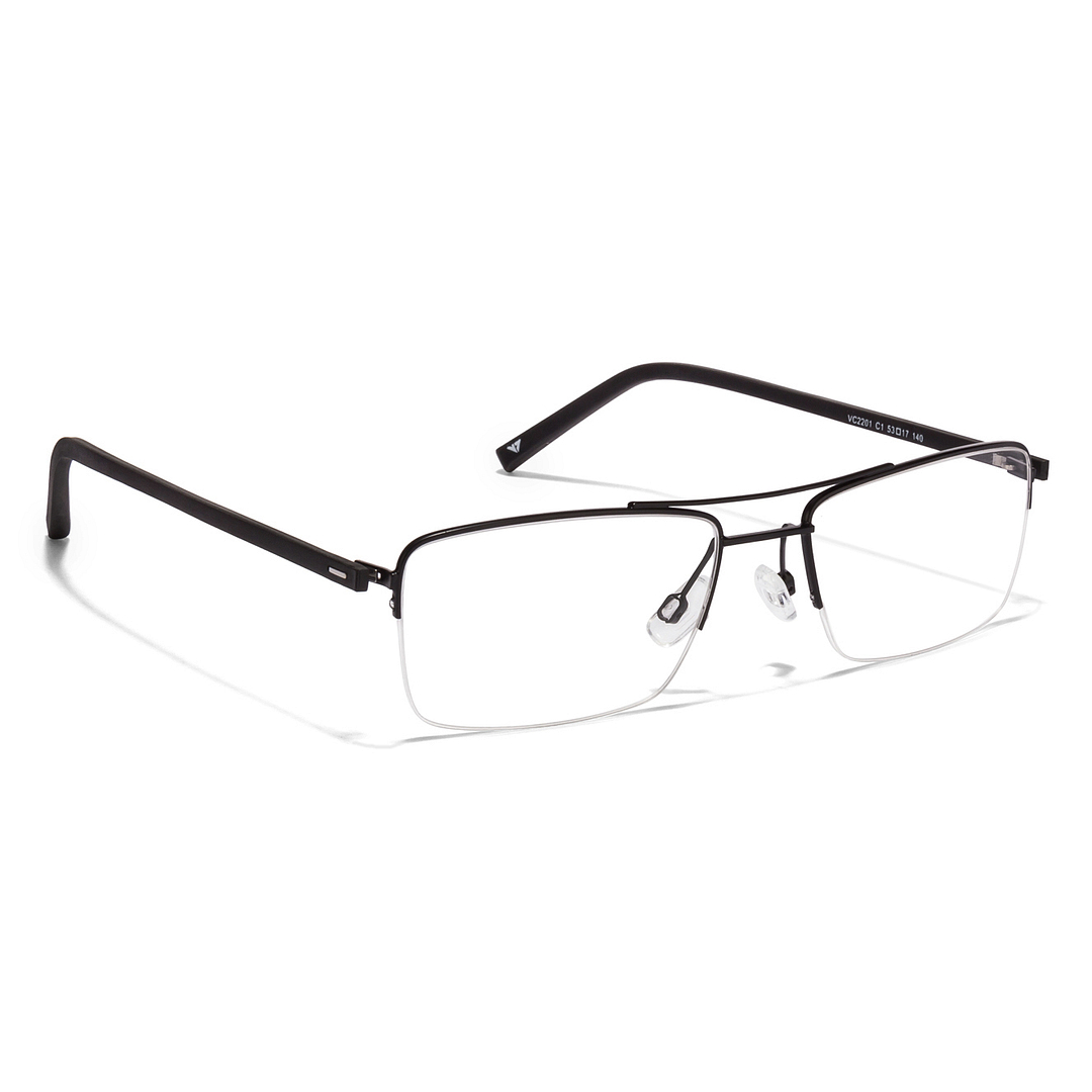 Lenskart Lenskart TOI Special: Black Half Rim Rectangle Lenskart TOI Special OTHERS VC 2201- left side