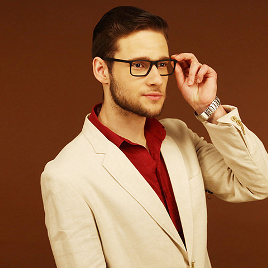 Vincent Chase Online Black Full Rim Rectangle left side