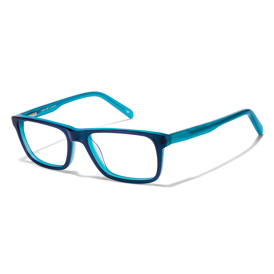 Vincent Chase Online Sky Blue Full Rim Rectangle right side