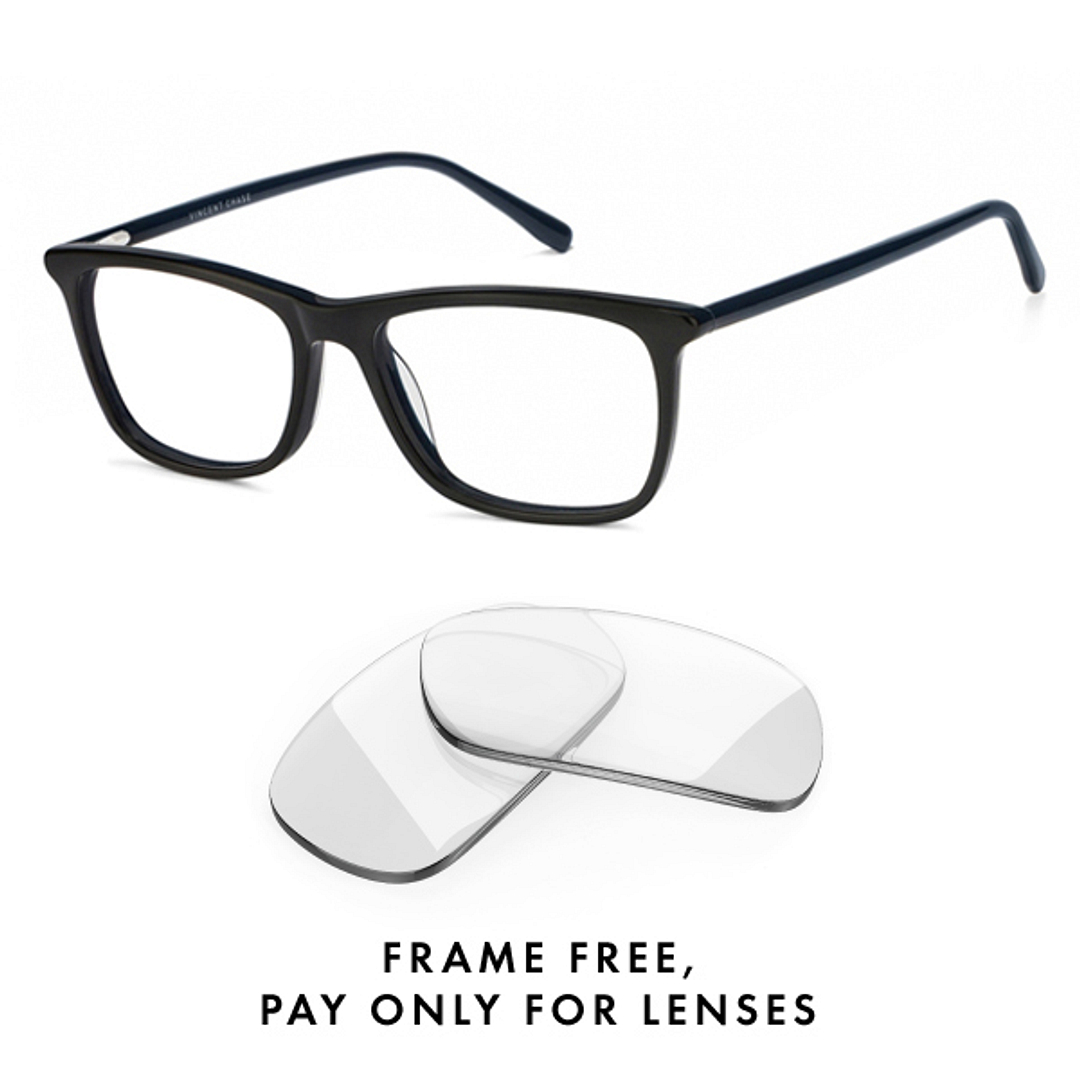 Vincent Chase Online Black Full Rim Rectangle right side