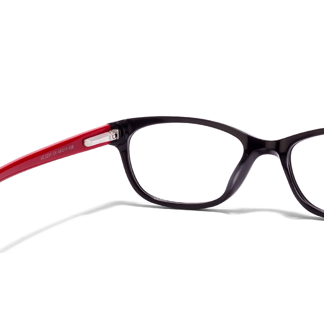 Vincent Chase Online Black Full Rim Cat Eye left side