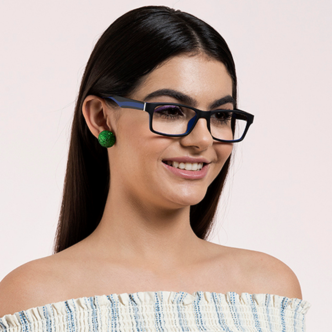 Lenskart Air Online Black Full Rim Rectangle right side