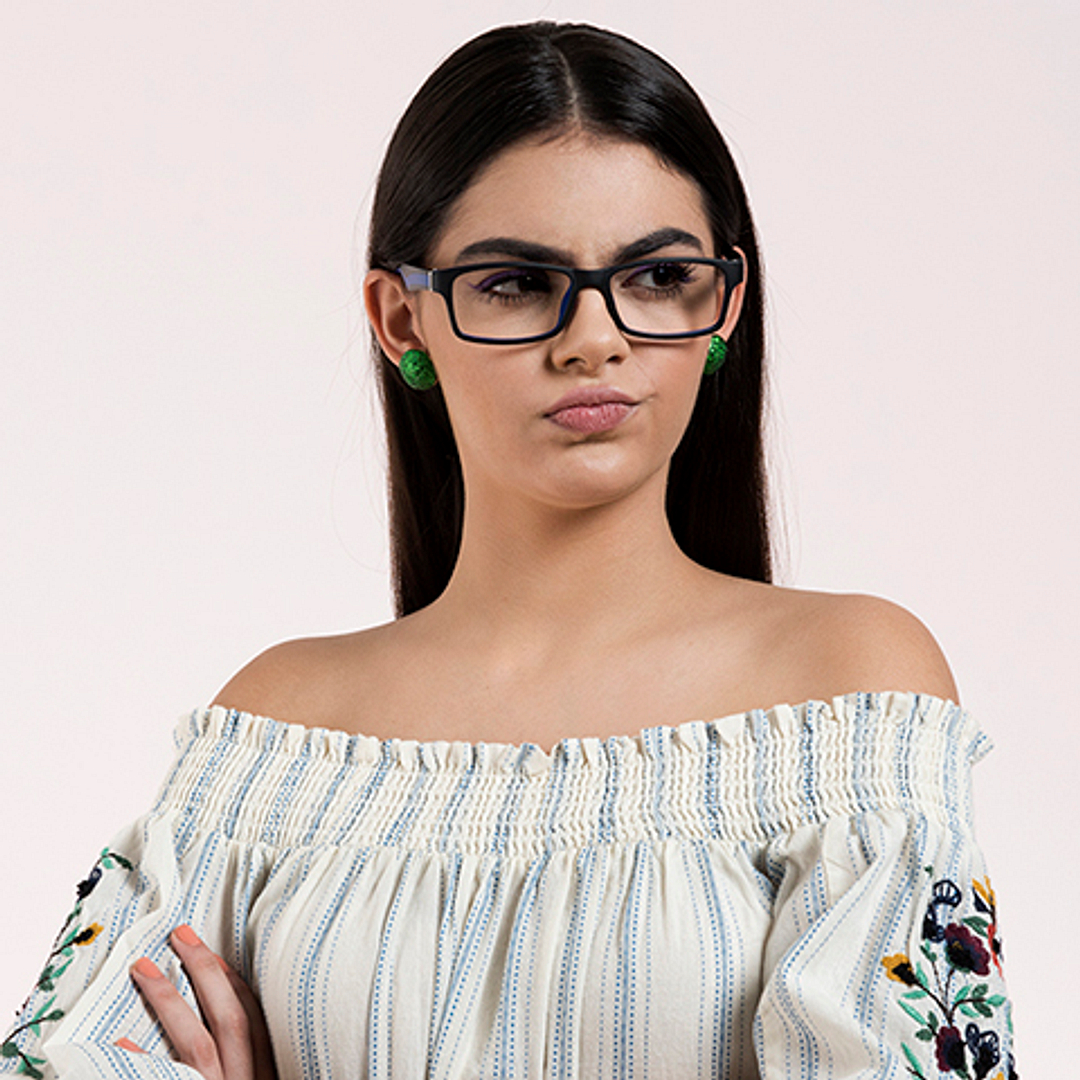 Lenskart Air Online Black Full Rim Rectangle right side