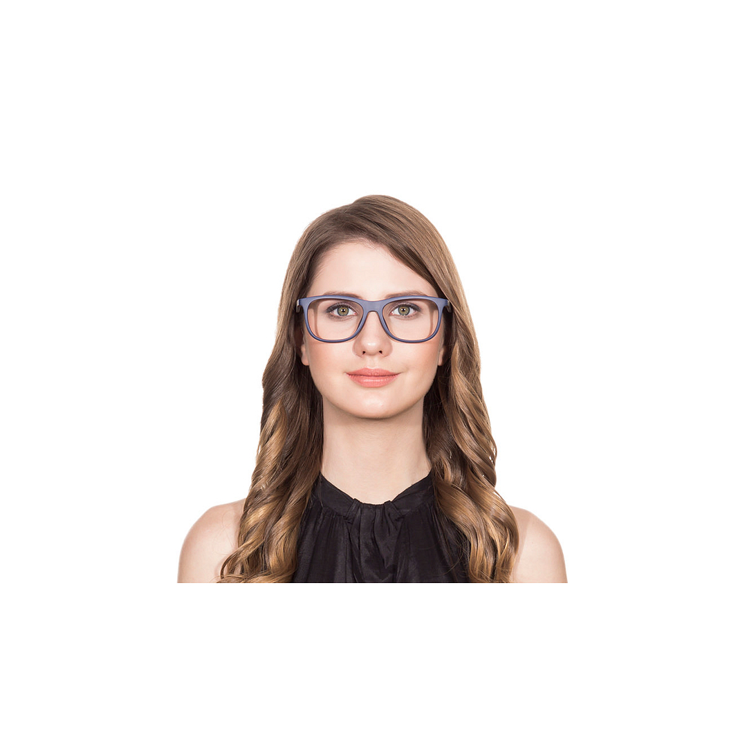 Lenskart Air Online Sky Blue Full Rim Square left side