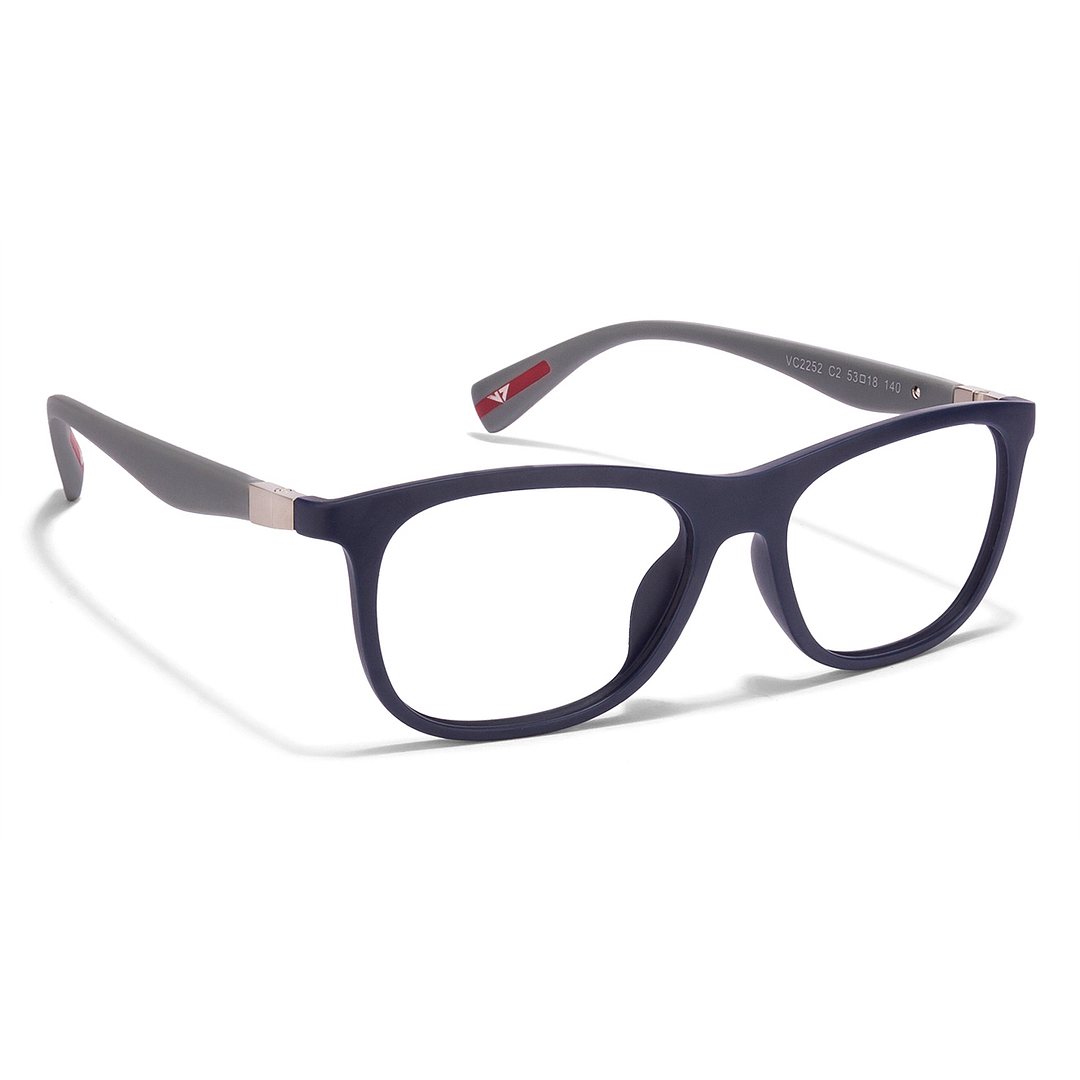 Lenskart Air Online Sky Blue Full Rim Square left side