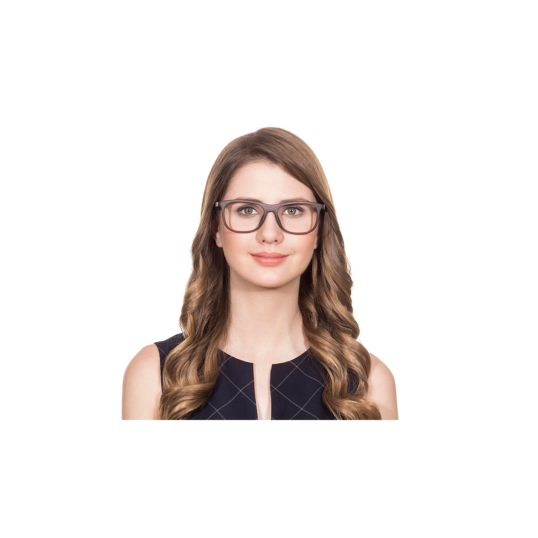 Lenskart Air Online Gray Transparent Full Rim Square left side