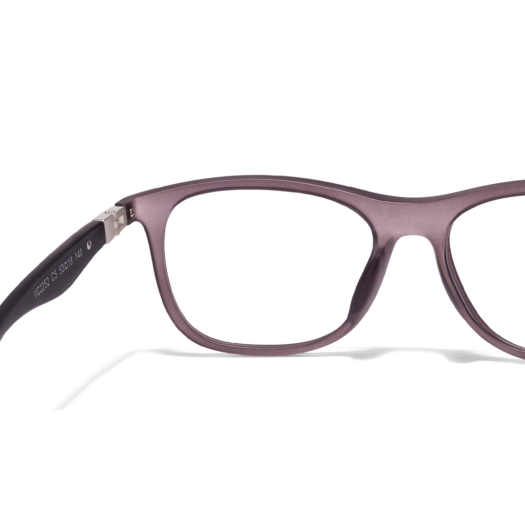 Lenskart Air Online Gray Transparent Full Rim Square right side
