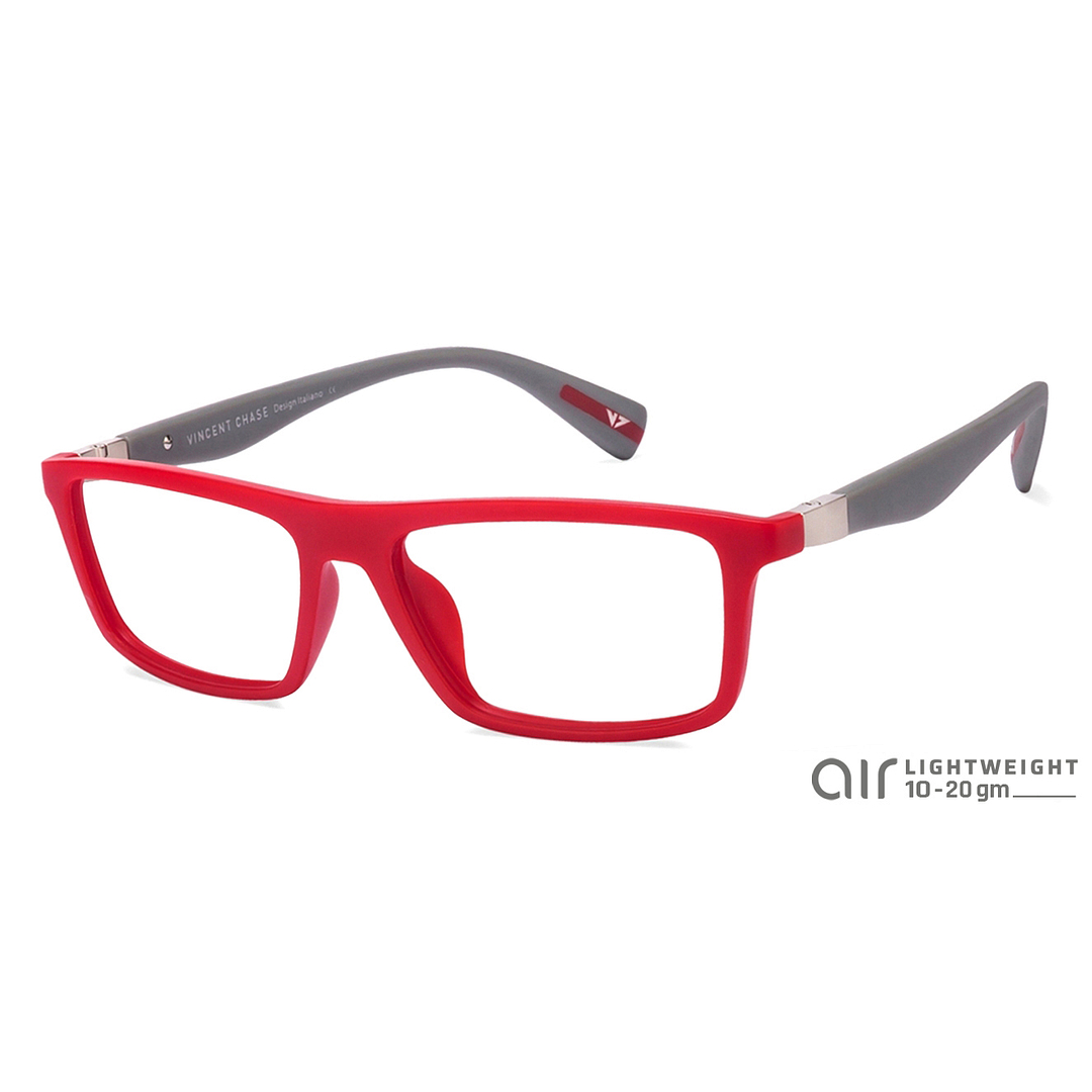 Lenskart Air Online Red Full Rim Rectangle right side