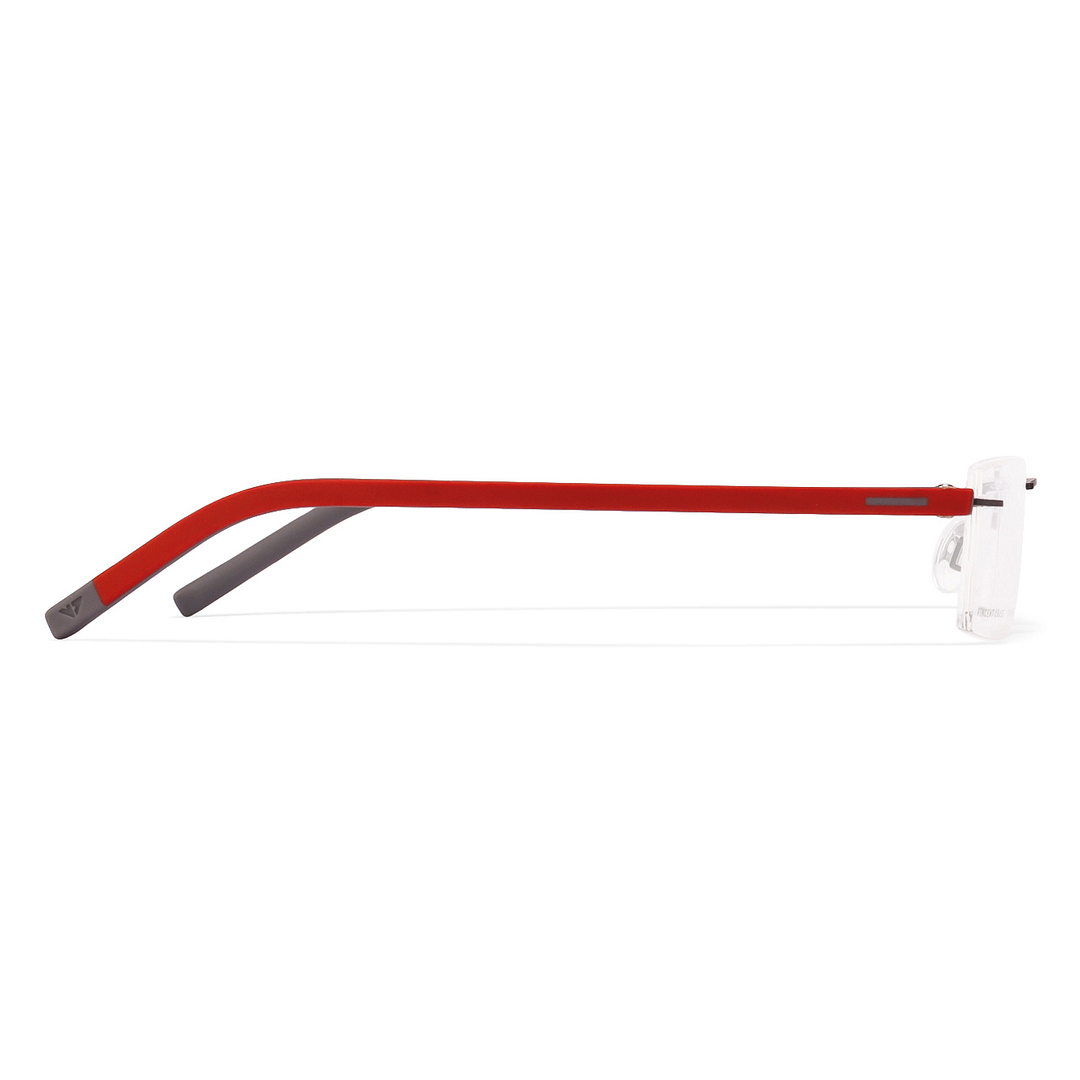 Lenskart Air Online Black Rimless Rectangle right side