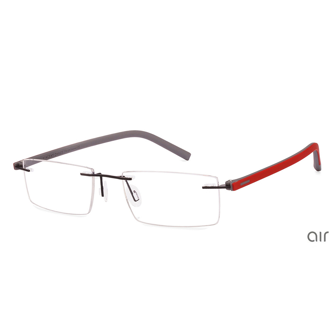 Lenskart Air Online Black Rimless Rectangle right side