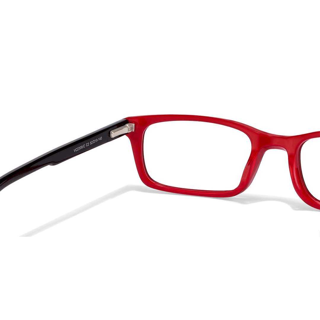 Vincent Chase Online Red Full Rim Rectangle left side