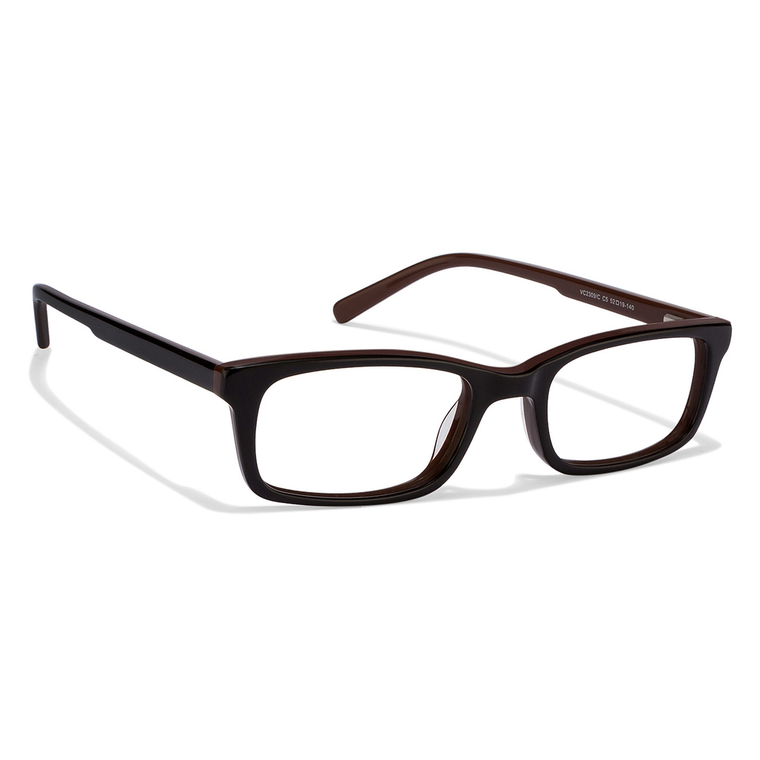 Vincent Chase Online Dark Brown Full Rim Rectangle left side
