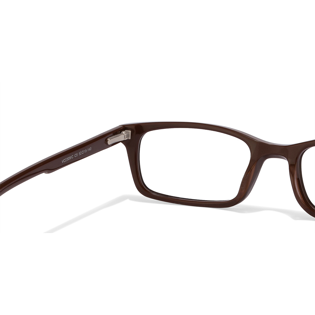 Vincent Chase Online Dark Brown Full Rim Rectangle left side