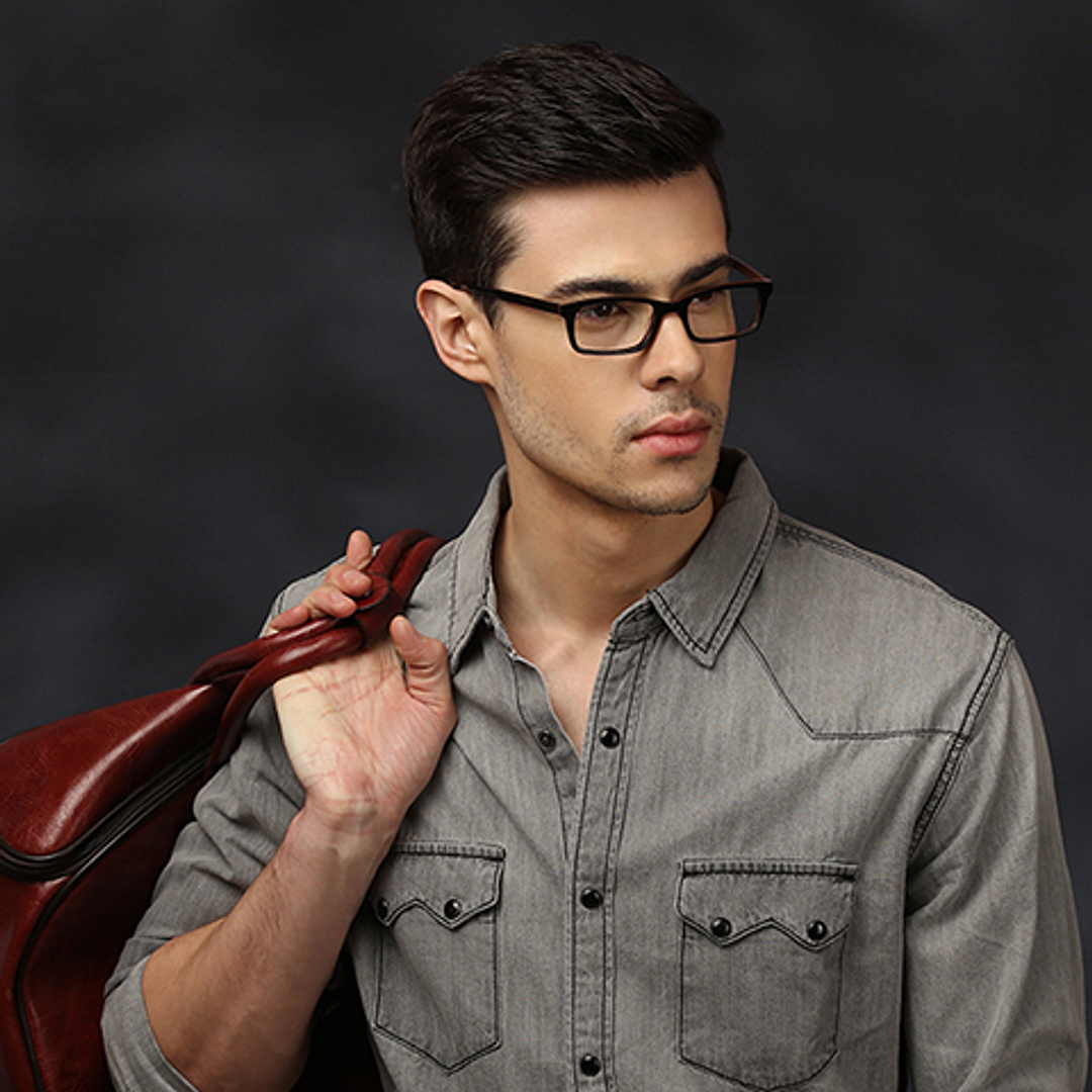 Vincent Chase Online Dark Brown Full Rim Rectangle right side