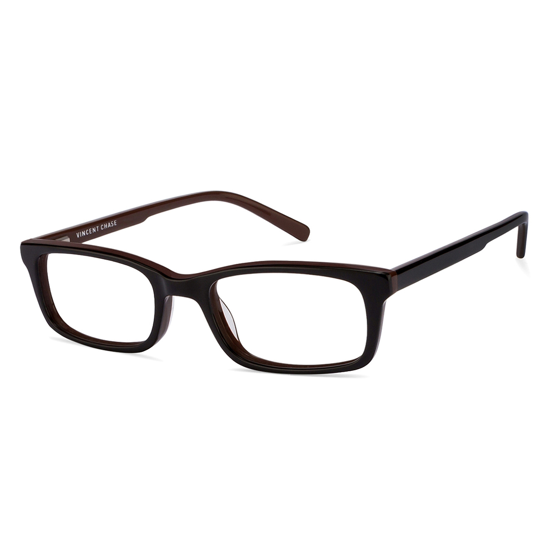 Vincent Chase Online Dark Brown Full Rim Rectangle left side