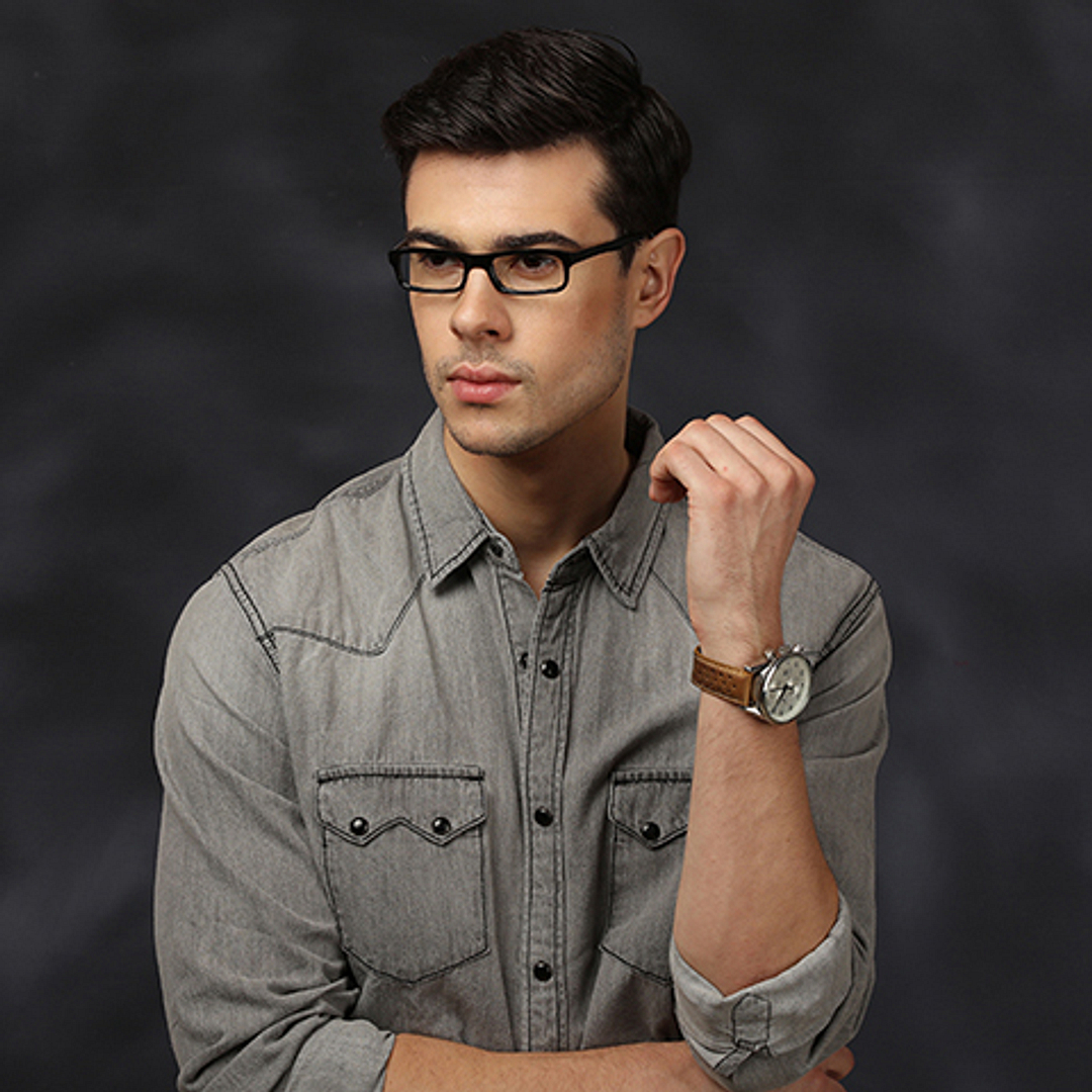 Vincent Chase Online Black Full Rim Rectangle right side