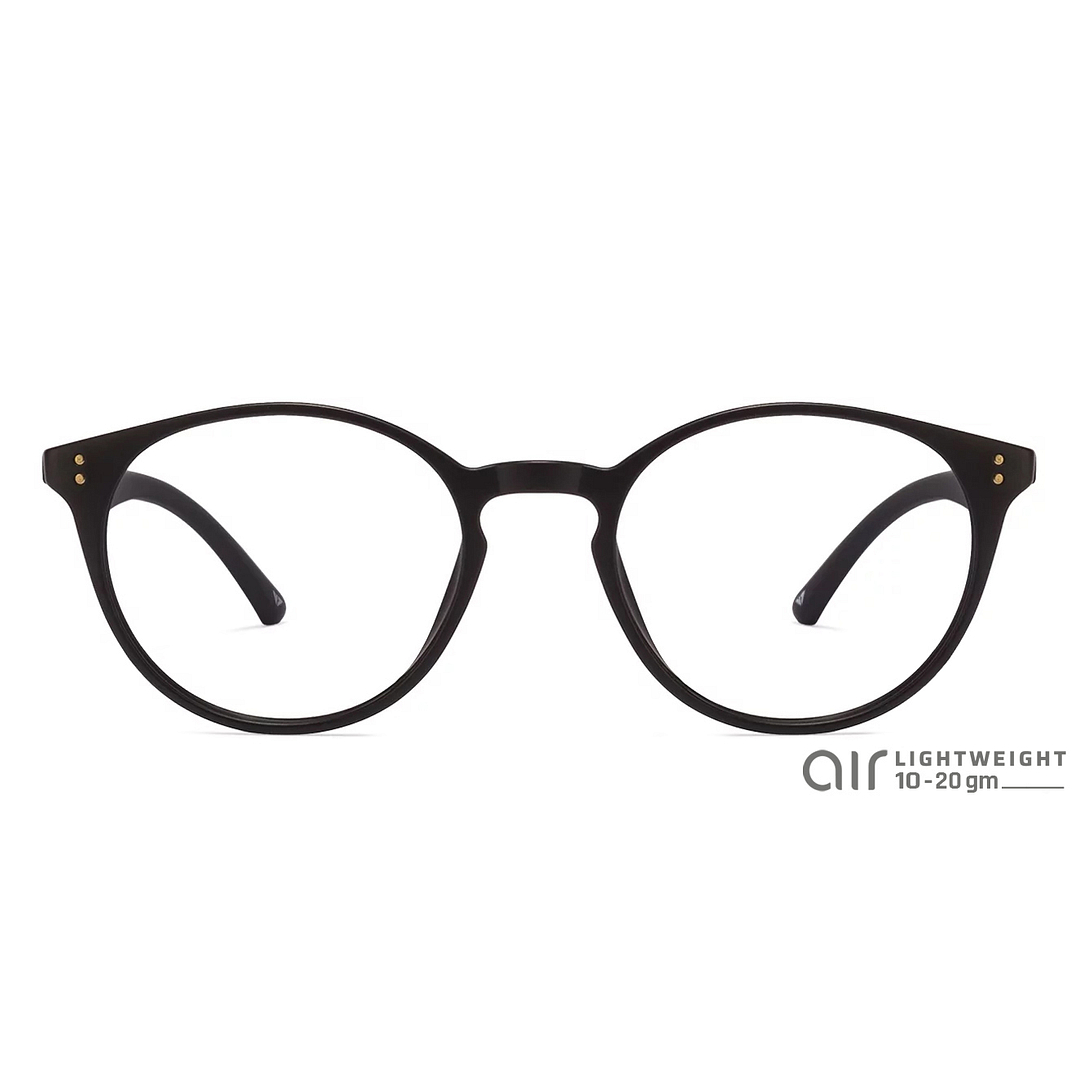 Lenskart Air Online Black Full Rim Round left side