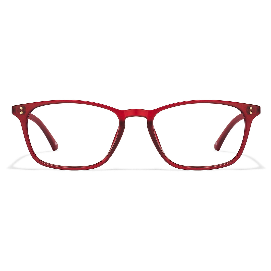 Lenskart Air Online Red Full Rim Rectangle left side