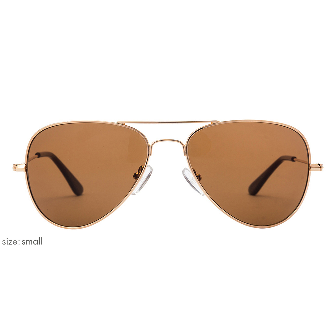Vincent Chase Online Brown Full Rim Aviator right side